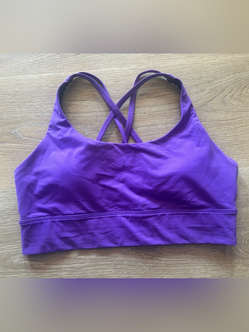 Lululemon Purple Strappy Sports Bra